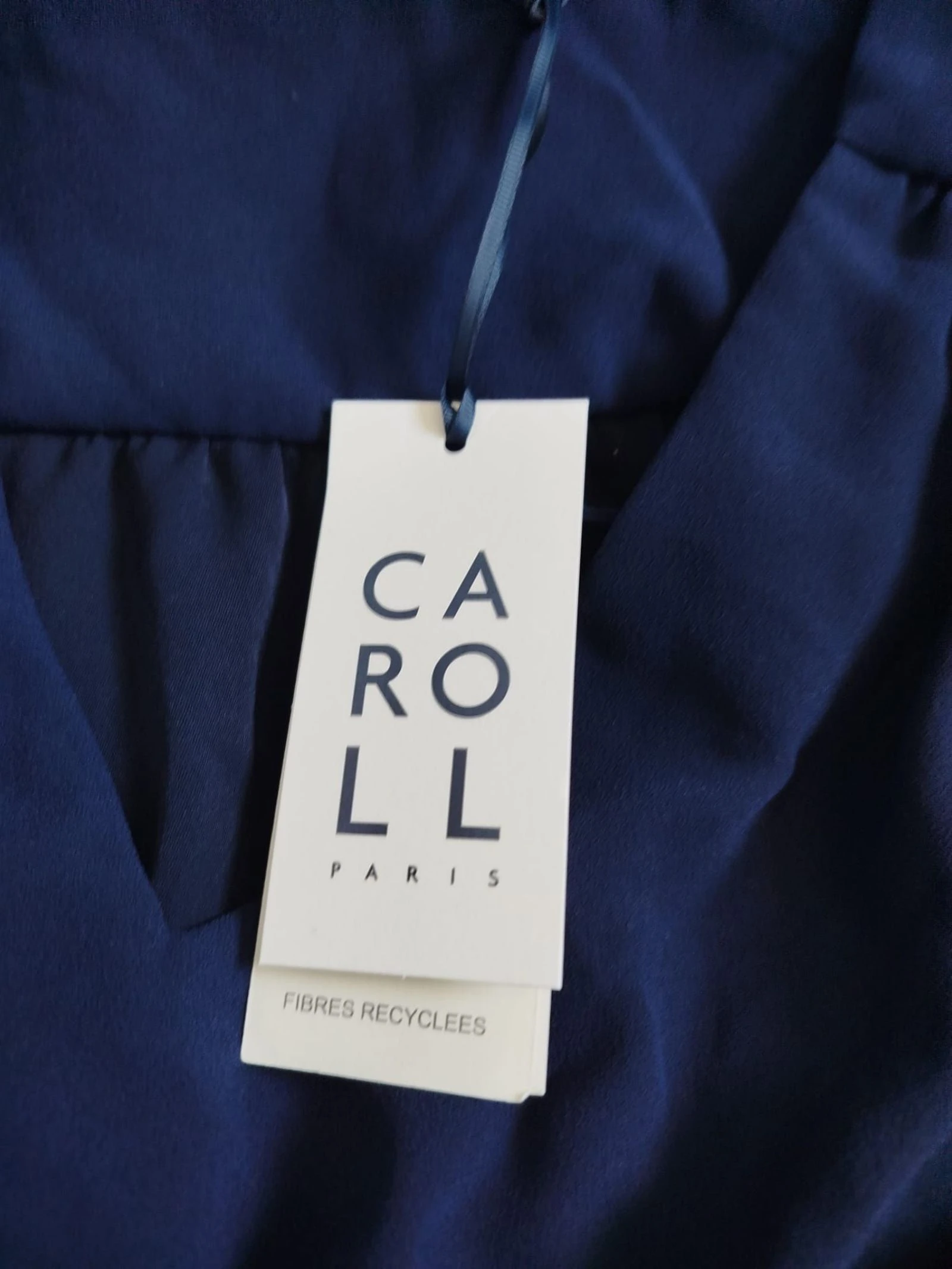 Caroll navy blue rnoe dress 44 – photo 7